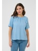 Kaffe Bluse kurzarm KApaulina Regular fit in Silver Lake Blue CC
