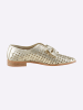 Heine Slipper in goldfarben