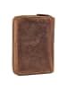 Greenburry Hecht Geldbörse Leder 10 cm brown
