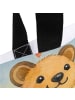 Mr. & Mrs. Panda Shopper Quokka Happy Design mit Spruch in Weiß