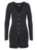 Kangaroos Longstrickjacke in anthrazit melange