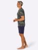 WITT WEIDEN Shorty in marine-khaki-bedruckt