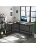 Vinsetto L-förmiger Schreibtisch-L168 x B120 x H75 cm-Schwarz