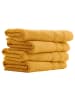 UNCOVER BY SCHIESSER Handtuchset Brooklyn 4-teilig in Senf