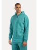 SMILODOX Zip Hoodie Ilyas in Petrol