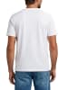 Mustang T-Shirt Basic Print Tee in Weiß