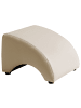 58 aufm Kessel POLSTERHOCKER Kajsa Kunstleder beige