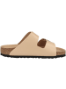 Birkenstock Sandale Arizona Big Buckle Naturleder Lack normal in beige