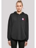 F4NT4STIC Oversized Hoodie France Frankreich Flagge Fahne in schwarz