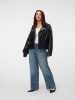 Vero Moda Lederjacke in Black