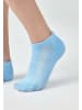 SNOCKS Kinder Sneaker Socken Blau 6 Paar