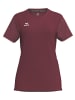 erima Damen T-Shirt function in bordeaux/rot