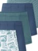 Schiesser Trunk 955 Multi in grün-weiß gestreift, blau