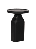home24 Massiver Beistelltisch BOUZZ Medium in Schwarz