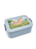 Mr. & Mrs. Panda Lunchbox Pferd Springen Design ohne Spruch in Blau Pastell