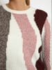 Peppercorn Pullover in Mineral Red Jacquard