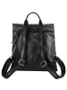Cluty City-Rucksack echt Leder in schwarz