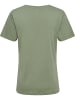 Hummel T-Shirt S/S Hmlactive Chevrons Co Tee S/S Woman in SEA SPRAY