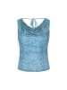myMo Women Top in blue black