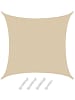 AMANKA Sonnensegel White Sands 600 x 600cm in beige