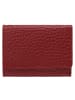 VLD VOi Leather Design Hirsch Carita Geldbörse Leder 11 cm in granat