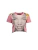 Desigual Pink Rosa Baumwolle Damen T-Shirt