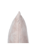 Beliani 2er-Set Dekokissen SILENE in Rosa/Silber
