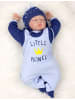 Baby Sweets 3tlg Set Strampler + Shirt + Mütze Little Prince in blau