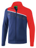 erima 5-C Polyesterjacke in new navy/rot/weiss