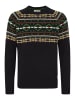 BLEND Strickpullover BHNilas XMAS in Nachtschwarz