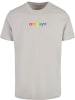 Mister Tee T-Shirt "Omgay Rainbow Pride Tee" in Grau