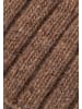 Camel Active Warme Strickmütze mit Umschlag in Sepiabraun