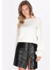 faina Damen Pullover in Wollweiss