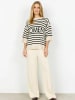 soyaconcept Pullover SC-ORLEAN STRIPE 11 in 91620C CREAM MELANGE COMBI