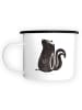 Mr. & Mrs. Panda Teetasse Stinktier Sitzen ohne Spruch in Weiß