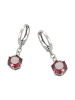 faina Women Drop Earrings in Silver Red