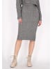 DreiMaster Damen Rock in Grau Melange