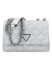 Guess Giully II Mini Bag Schultertasche 18 cm in silver