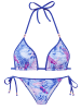 Vivance by Lascana Triangel-Bikini in blau-bedruckt