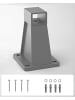 SONGMICS Wandhalterung für Seitenmarkisen Sheld in Grau - (B)9 x (H)8 x (T)13.5 cm