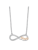 LOTUS silver Anhänger Silber 925 Sterling Silber Herz, Unendlichkeit Halsketten