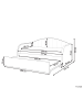 Beliani Tagesbett EYBURIE in Grau - (W) 99 x (H) 102 x (L) 217 cm