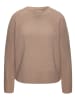 LASCANA Strickpullover in camelfarben