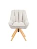 DUBI Möbel 2er-Set: Drehstuhl Mika-Lio in Creme - (B)60 x (H)88 x  (T)68 cm