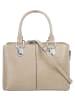 Cluty Umhängetasche echt Leder in beige