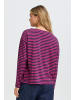 Fransa Langarm FRSIVA Baggy fit in VERY BERRY STRIPE