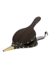 relaxdays Blasebalg in Braun/ Gold - (B)17,5 x (H)40 cm