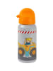 Sigikid Kindergarten-Set Trinkflasche & Brotdose Bodo Bagger in Grau/Gelb Bagger