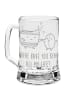 Mr. & Mrs. Panda Bierglas Kaffee Bohne mit Spruch in Transparent