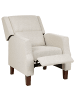 Beliani Fernsehsessel EGERSUND in Beige/Braun - (W) 75 x (H) 97 x (L) 92 cm